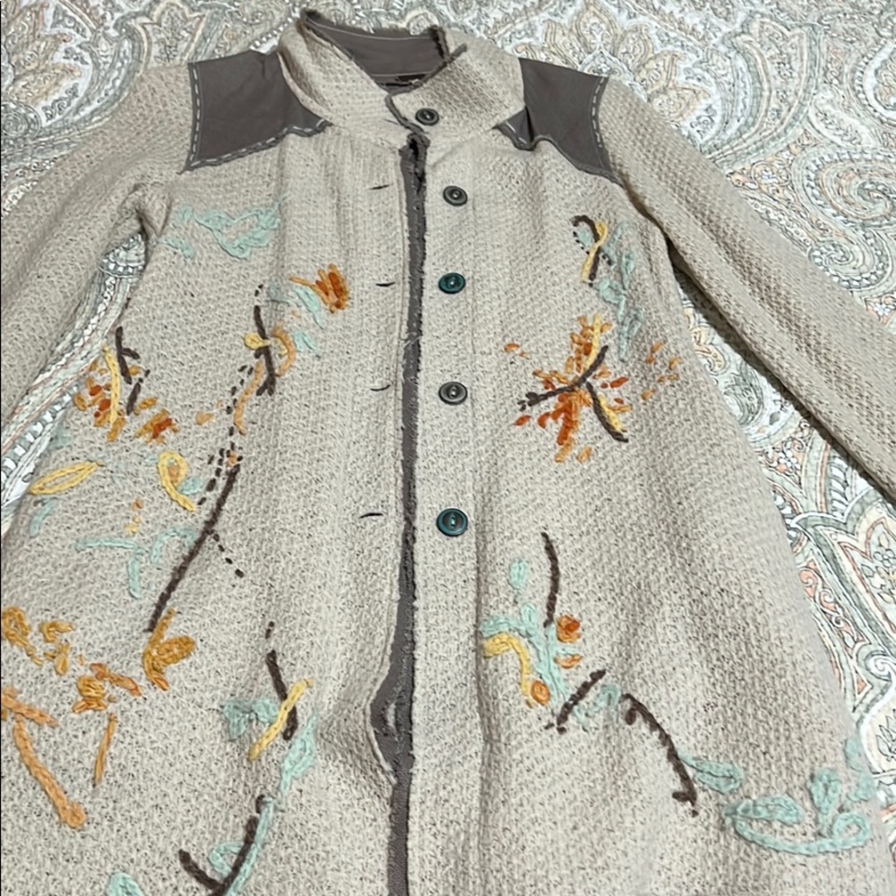 Free People Long Sweater Jacket